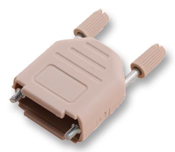 MHDPPK9-DE-K BACKSHELL, D, COMPUTER GREY, 9WAY MH CONNECTORS
