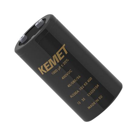 ALS30A221DA400 CAP, 220µF, 400V, ALU ELEC, SCREW KEMET