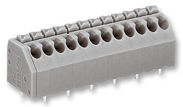 250-208. TERMINAL BLOCK, WIRE TO BRD, 8POS, 16AWG WAGO