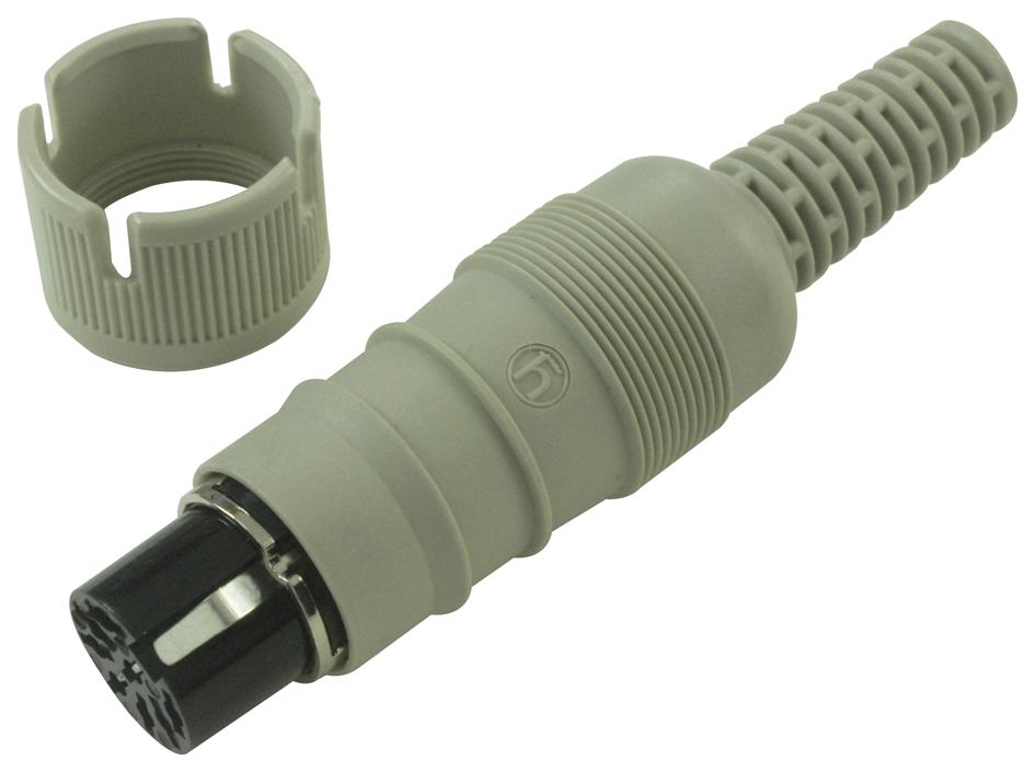 MAK 8100 S SOCKET, DIN, FREE, 8PIN HIRSCHMANN