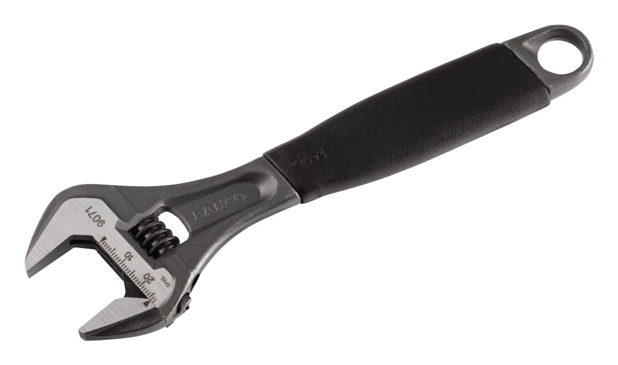 9071 WRENCH, ADJUSTABLE, 8" ERGO BAHCO