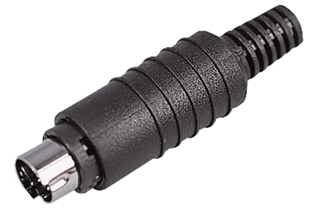 PSG08251 MINI DIN PLUG, 5 PIN PRO SIGNAL