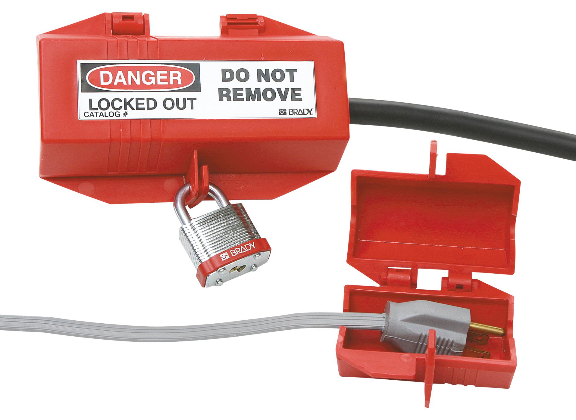 65675 LOCKOUT, PLUG, ELECTRICAL, LARGE BRADY