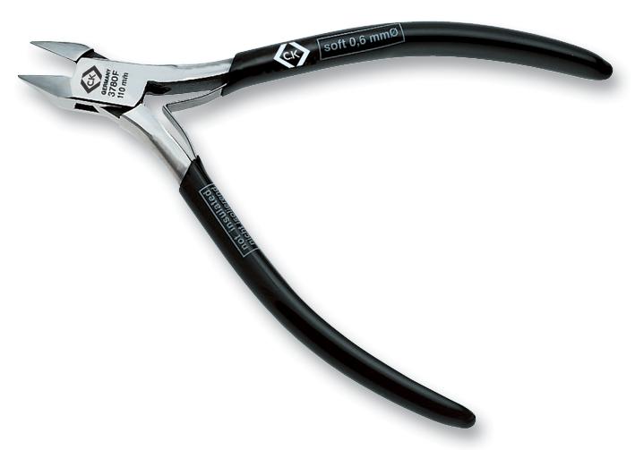 3780F SIDE CUTTER, MINI, TAPERED HEAD, 110MM CK TOOLS