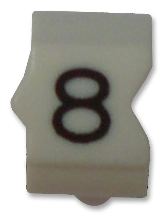 STD12W-8 CABLE MARKER, E, SIZE12, 8, PK30 RAYCHEM - TE CONNECTIVITY