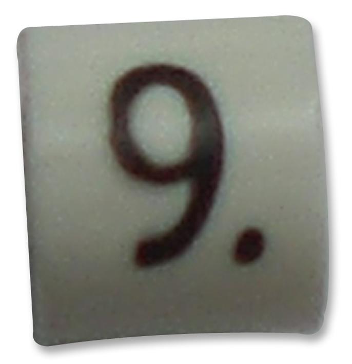 05811909 CABLE MARKER, 9, WHT, PK100 TE CONNECTIVITY