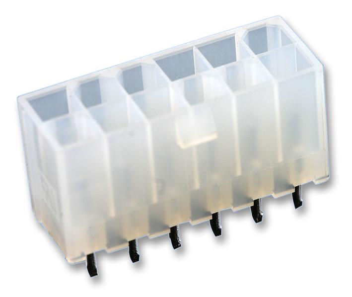1-1586037-6 HEADER, VERTICAL, W/DRAIN HOLES, 94V-2 AMP - TE CONNECTIVITY