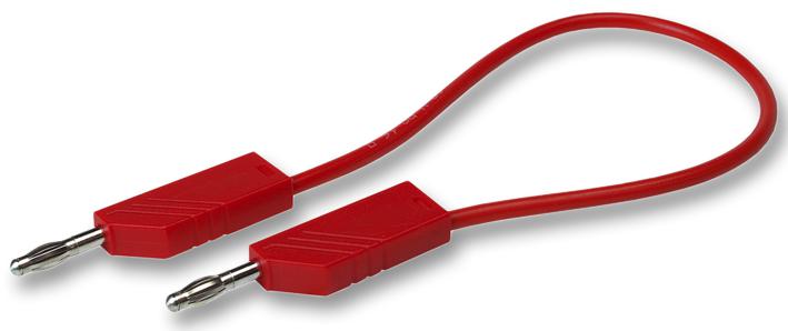 934093101 TEST LEAD, RED, 1.5M, 60V, 16A HIRSCHMANN TEST AND MEASUREMENT