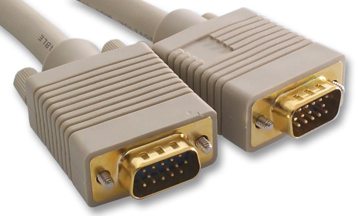2129GHQ-3 CABLE, SVGA M TO M, GOLD, 3M VIDEK