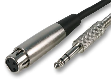 PSG01346 LEAD, XLR S TO JACK 3P P, 10M PRO SIGNAL