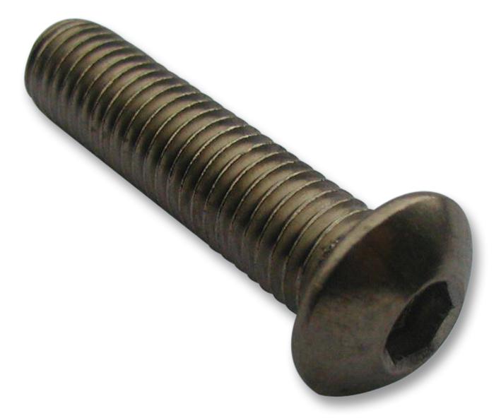 M512 BHA2MCS100- SCREW SOCKET, BUTT, S/S, A2, M5X12,PK100 TR FASTENINGS