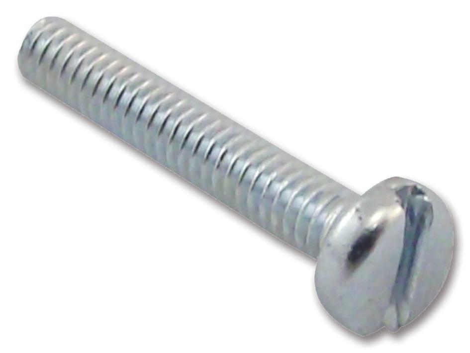 M6 16 PSSTMC Z100 SCREW, SLT, PAN, STEEL, BZP, M6X16,PK100 TR FASTENINGS