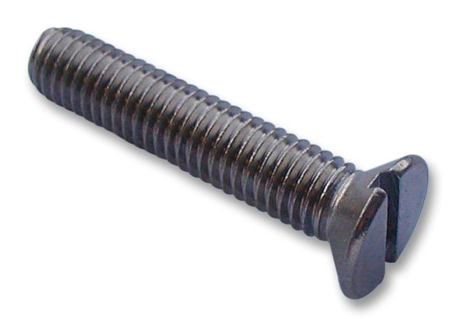 M3 6 KSA2MC S100 SCREW, SLT, CSK, S/S, A2, M3X6, PK100 TR FASTENINGS