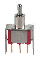1MS3T2B4VS2RE SWITCH, PCB, SPDT, VERT MULTICOMP PRO
