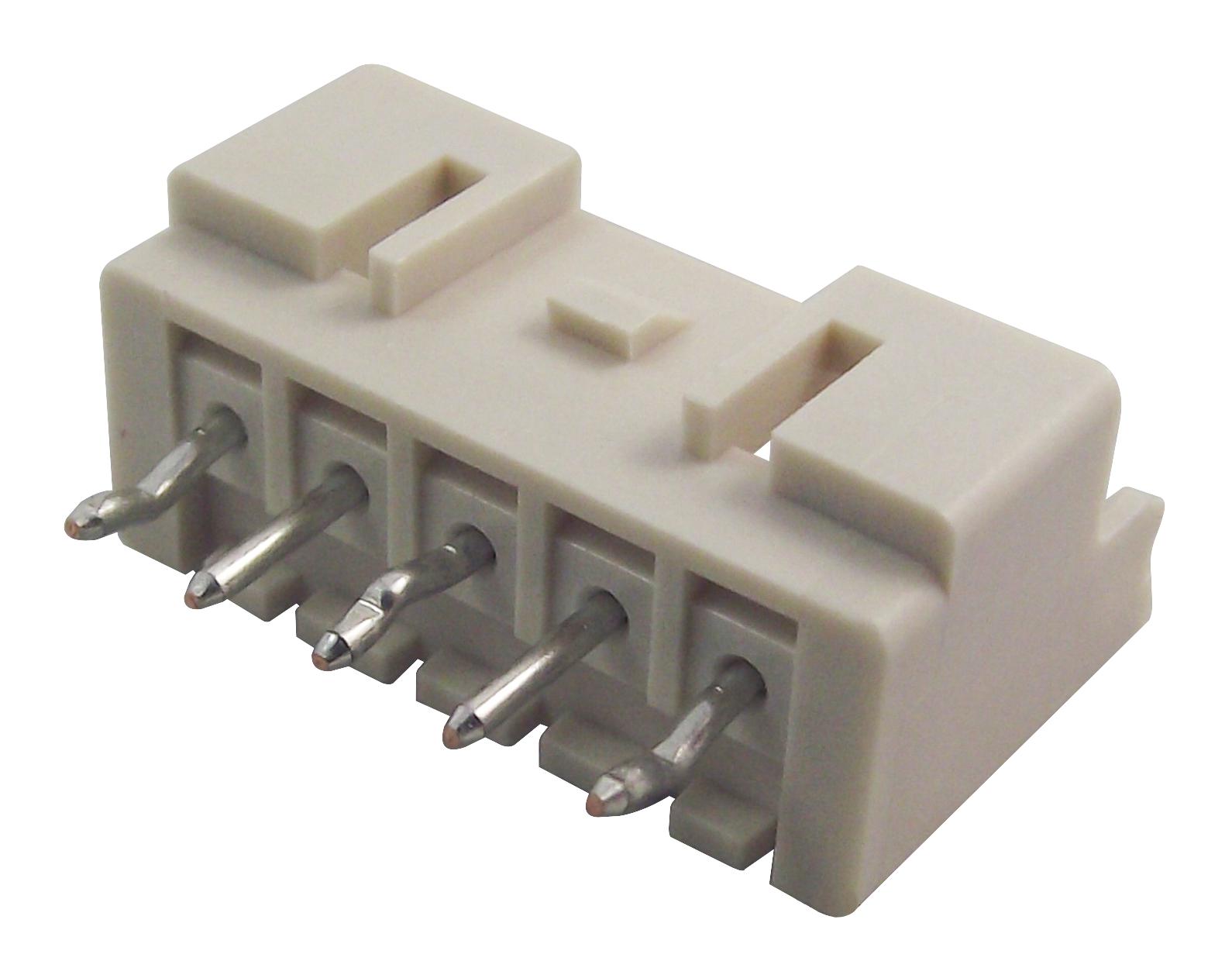 B05B-XASK-1(LF)(SN) HEADER, VERTICAL, 5WAY JST (JAPAN SOLDERLESS TERMINALS)