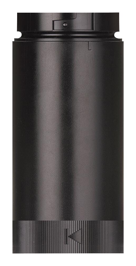 WERMA Signal Indicator Accessories 96063003 EXTENSION TUBE, BLACK, SIGNAL TOWER WERMA 2532463 96063003