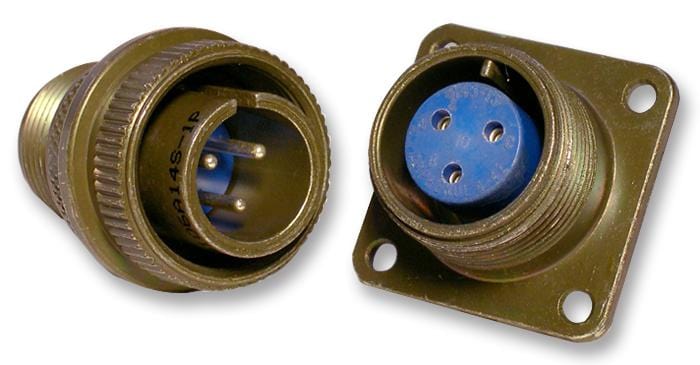 AMPHENOL MIL Spec Equivalent Circular 97-4102A22-14P CONNECTOR, CIRCULAR, SIZE 22, 19WAY AMPHENOL 1491857 97-4102A22-14P