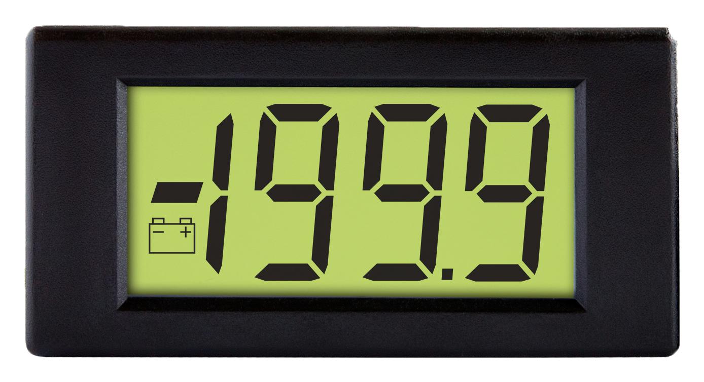 DPM 3AS-BL VOLTMETER, LCD, 3.5DIGIT, 40MM LASCAR