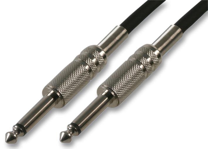 PSG01396 LEAD, 6.35MM GUITAR, BLACK 3M PRO SIGNAL