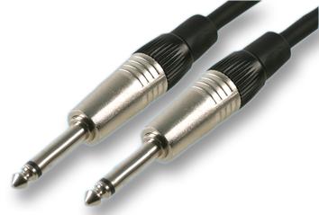 PLS00285 LEAD, 6.35MM GUITAR, BLACK 10M PULSE