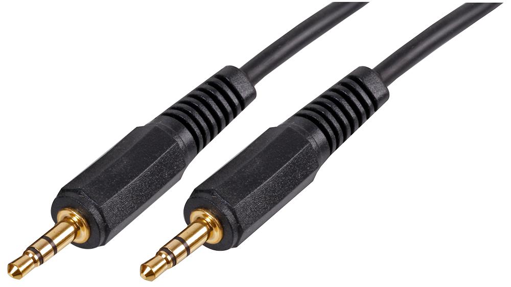 PSG00058 LEAD, 3.5MM S JACK PLUG-PLUG 2M PRO SIGNAL
