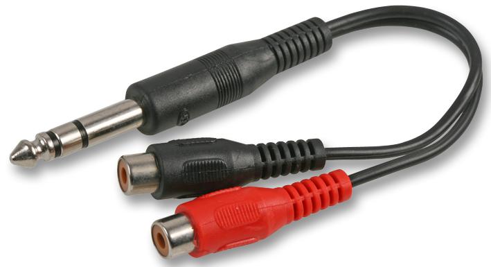 PSG00215 2X PHONO S TO P 1/4 JACK P PRO SIGNAL