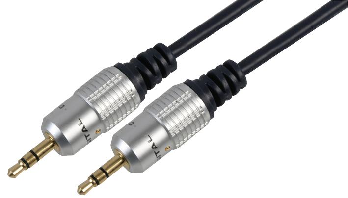 PSG02624 3.5MM JACK LEAD, HQ, 0.5M PRO SIGNAL