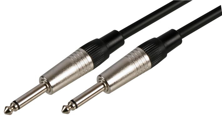 PSG01301 LOUDSPEAKER POWER LEADS, 6.35MM JACK, 5M PRO SIGNAL