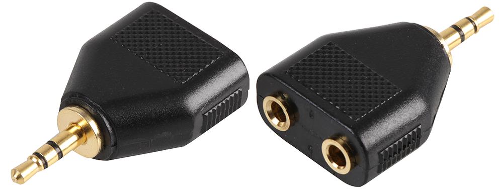 PSG02565 ADAPTOR, 2X SKT TO 3.5MM PLUG, ST PRO SIGNAL
