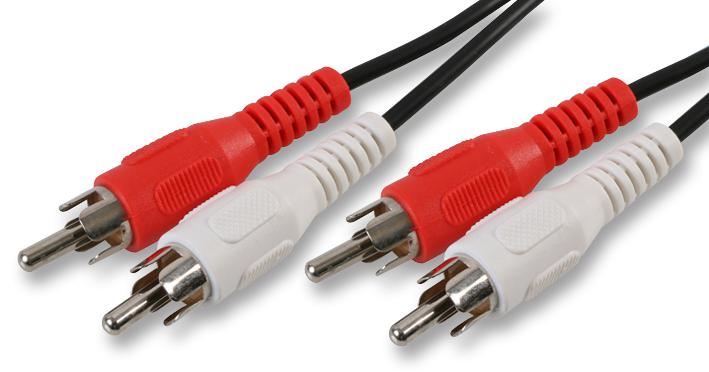 PSG03052 2X PHONO TO 2X PHONO LEAD, 0.5M PRO SIGNAL