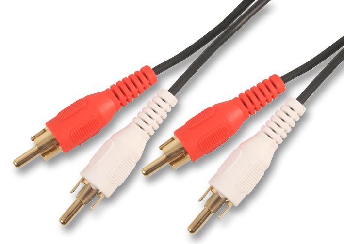 PSG02694 2X PHONO LEAD, GOLD, 1.8M PRO SIGNAL