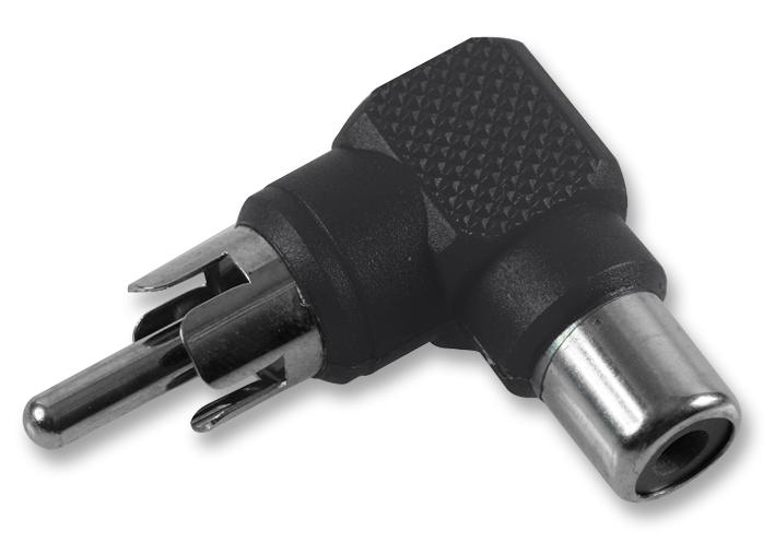 PSG02728 PHONO ADAPTOR, 90DEG, BLACK PRO SIGNAL
