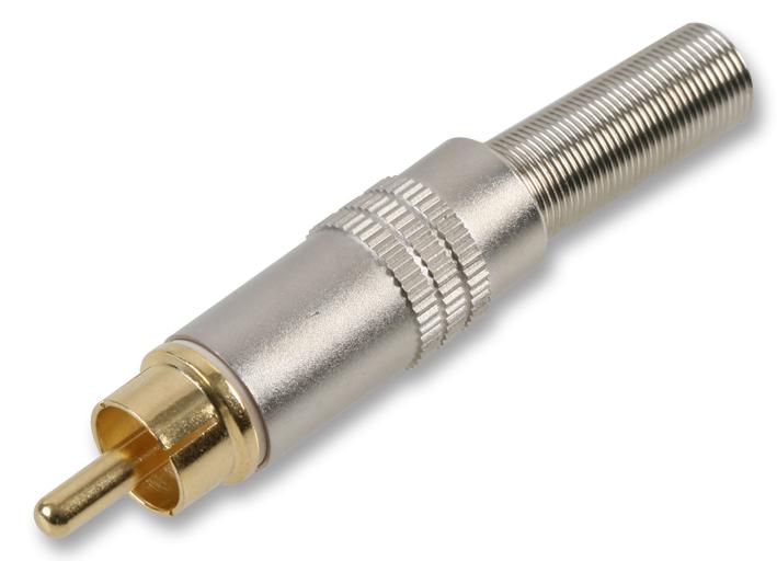 PSG02805 PHONO PLUG, CHROME, WHITE ID PRO SIGNAL