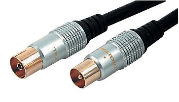 PSG08487 TV COAX PLUG TO SKT HQ LEAD 10M PRO SIGNAL