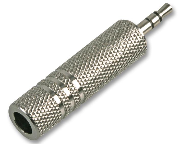 PSG03192 ADAPTOR, 6.35MM ST SKT TO 3.5MM PLUG PRO SIGNAL