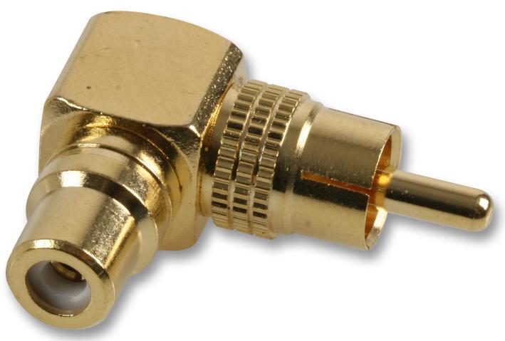 PSG03203 ADAPTOR, PHONO, 90DEG, GOLD PRO SIGNAL
