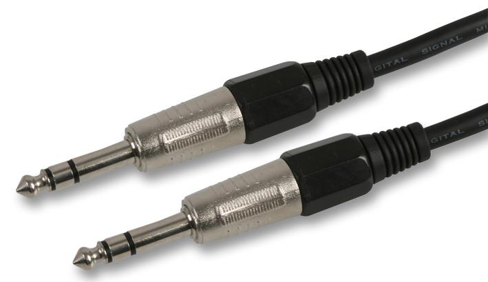 PSG03340 6.35MM STEREO JACK LEAD, 1M PRO SIGNAL