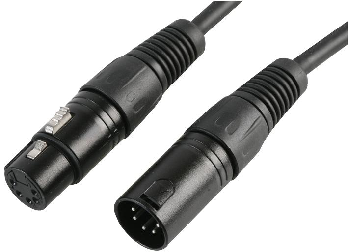 PLS00419 LEAD, XLR DMX, 5P, 1.5M PULSE