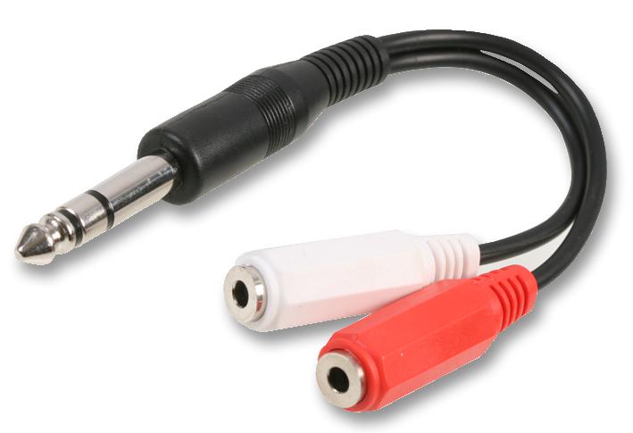 PSG03434 6.35 ST PLUG TO 2X 3.5 ST SKTS, 0.15M PRO SIGNAL