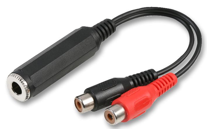 PSG03436 6.35 MONO SKT TO 2X PHONO SKS PRO SIGNAL