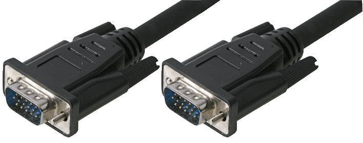 26-0050MM CABLE ASSY, 15P, D-SUB H/D PLUG-PLUG, 5M CONNEKT GEAR