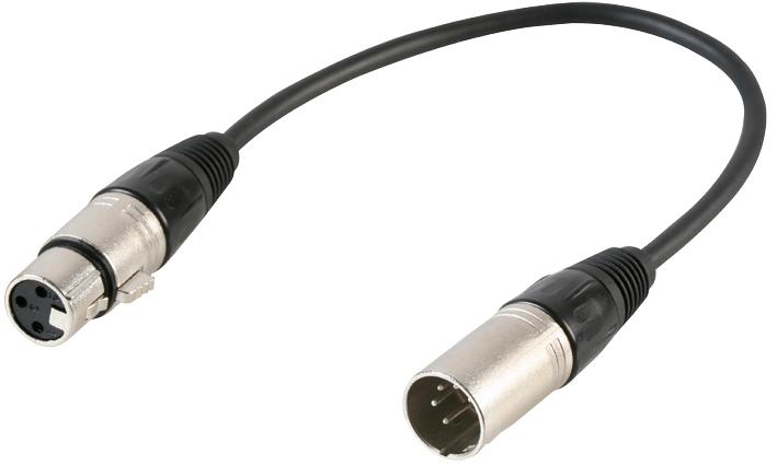 PLS00348 DMX ADAPTOR LEAD, 5P P TO 3P SKT PULSE