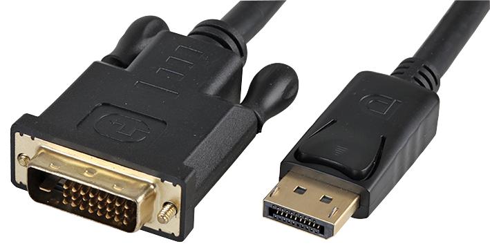 PSG04045 LEAD DP MALE TO DVI MALE 0.5M PRO SIGNAL
