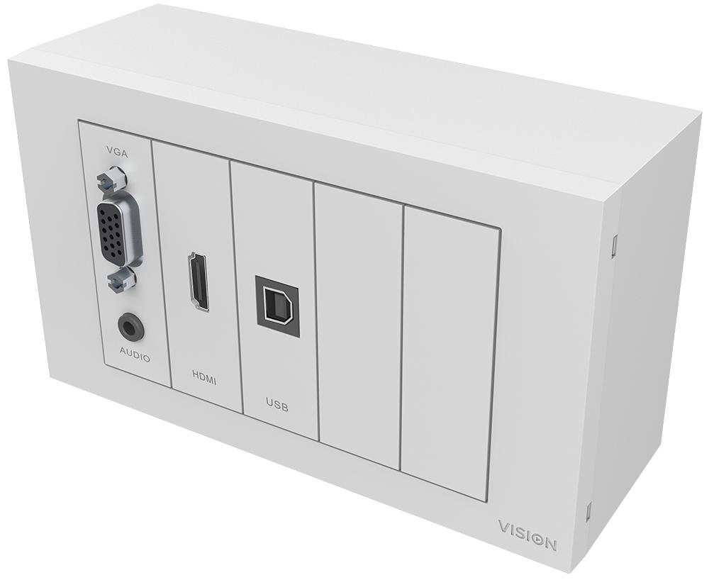 TC3-PK MODULAR AUDIO-VISUAL FACEPLATE SYSTEM VISION AV