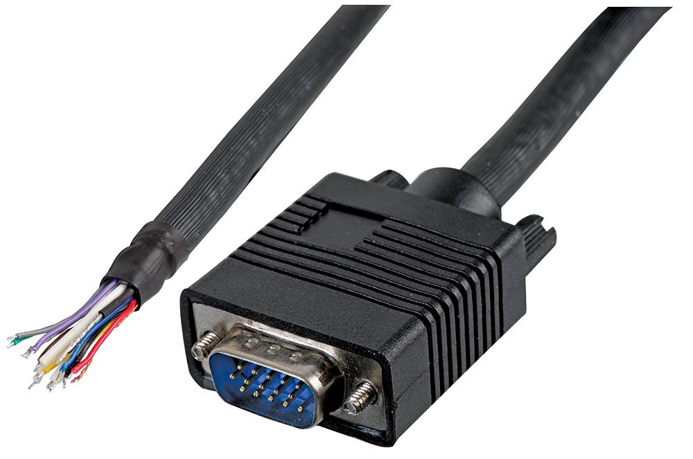 PSG91368 LEAD, VGA TO BARED ENDS, 15M PRO SIGNAL
