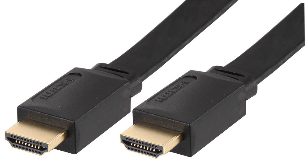 PSG91390 HDMI LEAD + ETHERNET, FLAT, 3M PRO SIGNAL