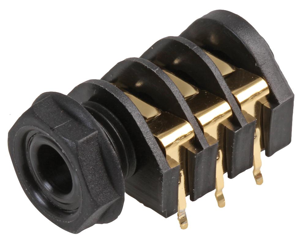 CL1227G MONO SOCKET, 3POS, 6.35MM, PCB CLIFF ELECTRONIC COMPONENTS