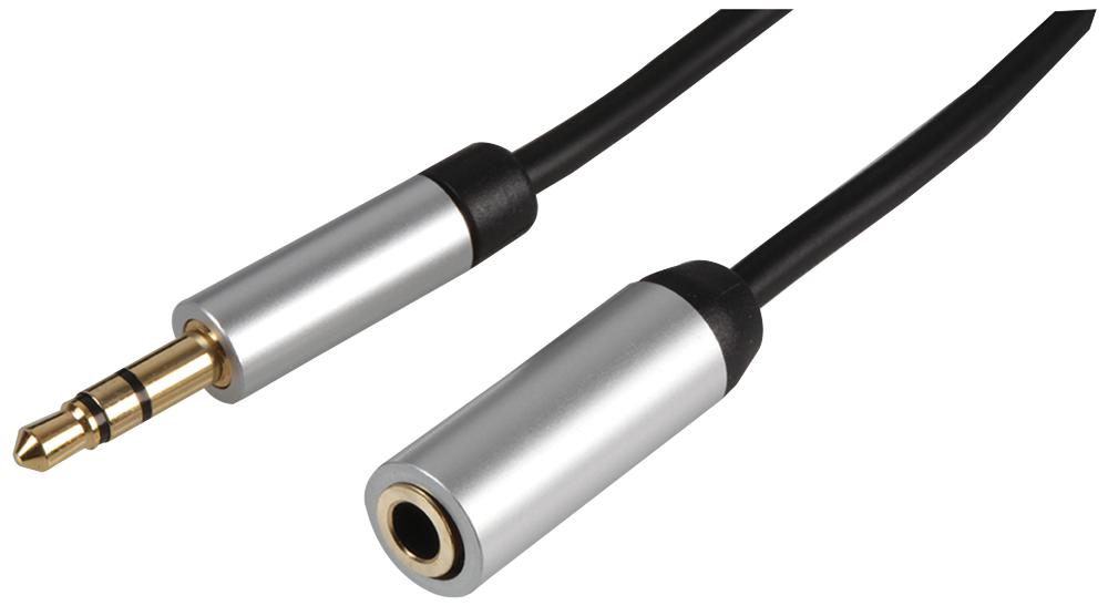 PSG3223-1.5M 3.5MM STEREO EXTENSION LEAD 1.5M ALU PRO SIGNAL