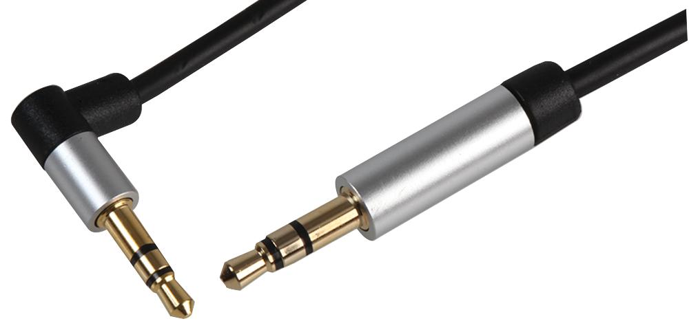 PSG3229-0.5M 3.5MM 90DEG STEREO JACK LEAD 0.5M ALU PRO SIGNAL