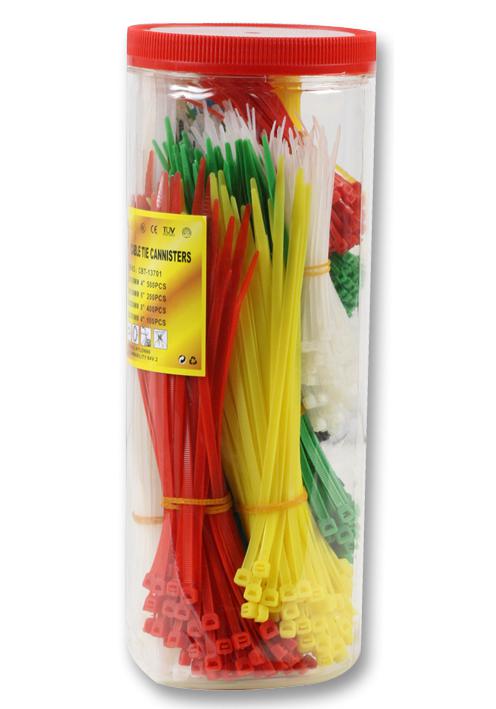 SHCT250 CABLE TIES CANNISTER 250 TIES, PK250 PRO POWER